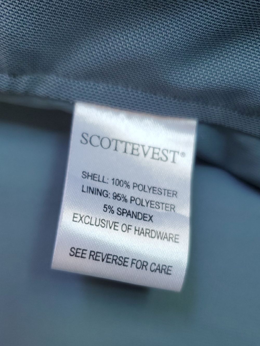 ScotteVest Featherweight Vest Size XL Blue - Picture 4 of 16